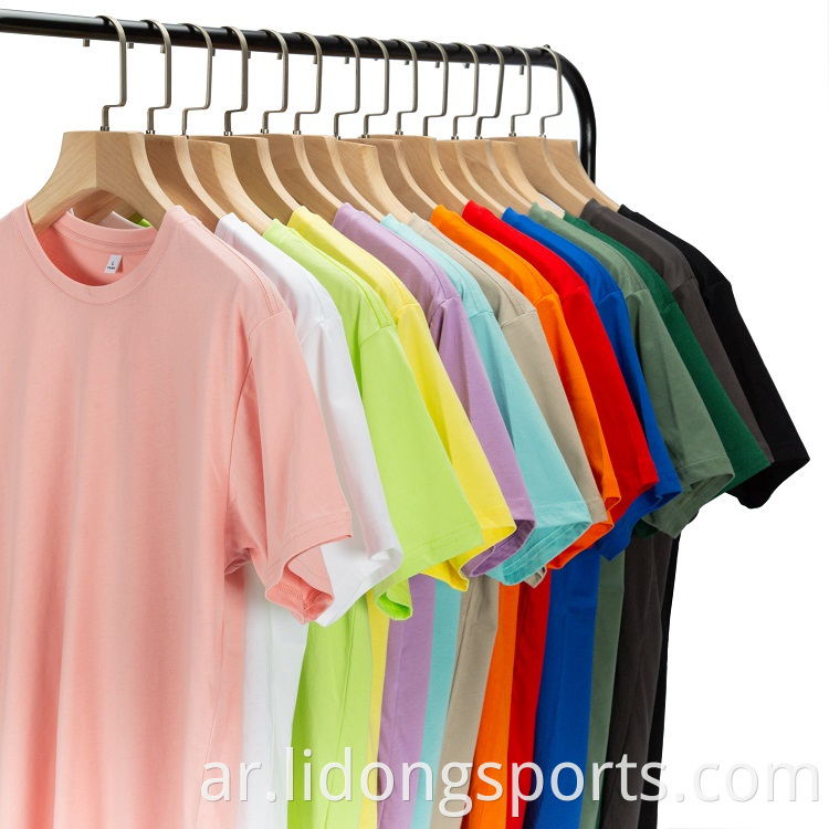 تي شيرت للملابس الرياضية للرجال للجنسين بنسبة 100 ٪ من القطن القميص الضخم من الرجال القمصان